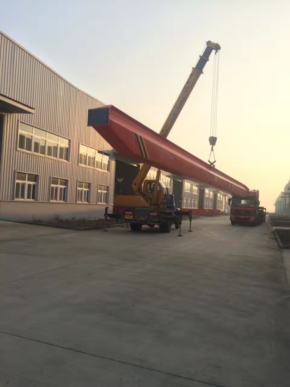 蕪湖市新區鋼構施工現場