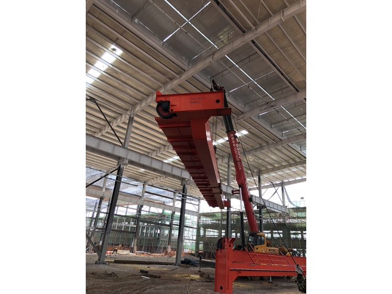 湘潭市雙梁安裝現場